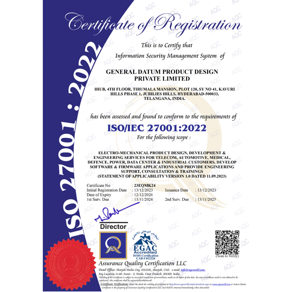 ISMS Certified company