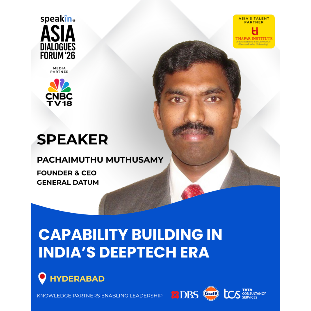 GENERAL DATUM CEO PachaiMuthu Muthusamy to speak at Asia Dialogues Forum 2026